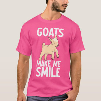 Ziegen machen mich zum Lächeln Ziege Vater Besitze T-Shirt