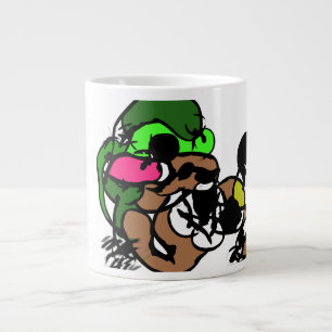 Ziegen machen Spaß Jumbo-Tasse