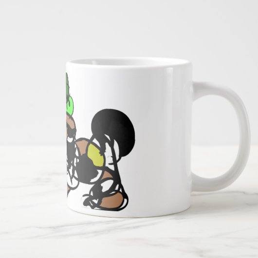 Ziegen machen Spaß Jumbo-Tasse (Rechts)