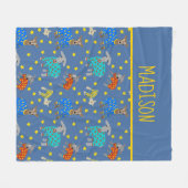 Ziegen mit Pajamas Personalisiert Fleecedecke (Vorderseite (Horizontal))