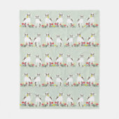 Ziegen Mittlere Fleece Blankon (Vorderseite)