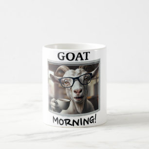 Ziegen Morgen Kaffee Lustige Ziege mit Brille Desi Kaffeetasse