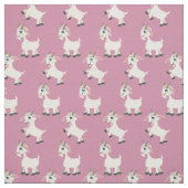Ziegen Niedliche Kinder Rosa Stoff (Muster)