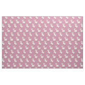 Ziegen Niedliche Kinder Rosa Stoff (Fat Quarter (45,7 x 55,9 cm))