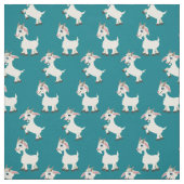 Ziegen Niedliche Kinder Stoff (Muster)