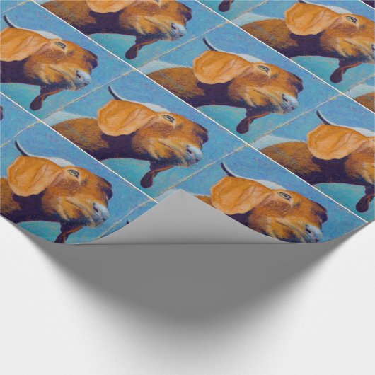 Ziegen-Packpapier Geschenkpapier (Ecke)