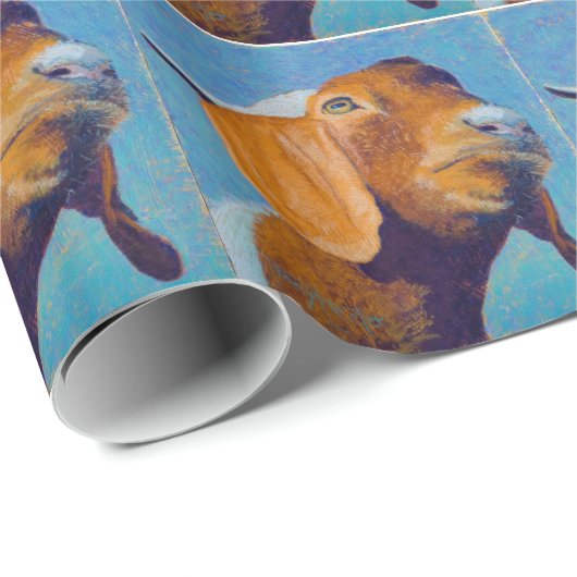 Ziegen-Packpapier Geschenkpapier (Rolleneckpunkt)