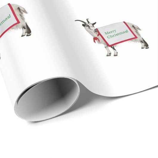 Ziegen-Packpapier Geschenkpapier (Rolleneckpunkt)