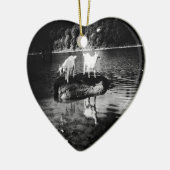 Ziegen-Power-Verzierung Keramik Ornament (Links)