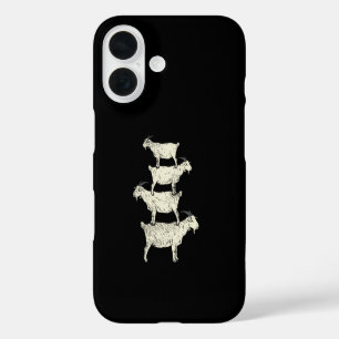 Ziegen Retro iPhone 16 Hülle