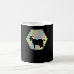 Ziegen Retro Kaffeetasse