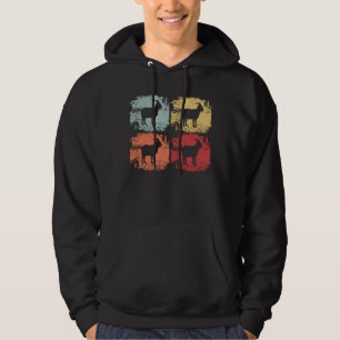 Ziegen Retro Vintage Hoodie