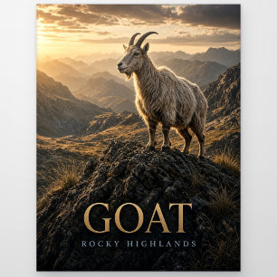 Ziegen Rocky Highlands Wildlife TIER Postkarte