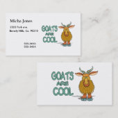Ziegen sind cool visitenkarte (Vorne/Hinten)