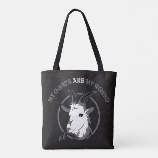 ZIEGEN SIND MEINE WELT | von TotallyGoatally™ Tasche (Rückseite)