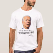 Ziegen sind wie Pilze Funny Joe Biden T-Shirt (Vorderseite)