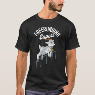 Ziegen Springen Freerunning Experte Bauernhof Tier T-Shirt