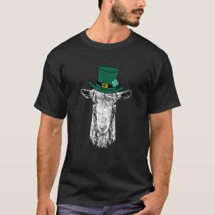 Ziegen St Patricks Tag Glückliche Ziege Mama Bauer T-Shirt