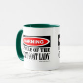 Ziegen-Tasse und Ziegen-Trinkbehälter Tasse (Vorderseite Links)