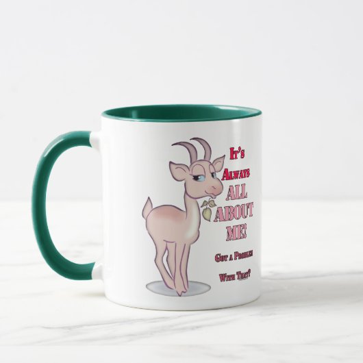 Ziegen-Tasse und Ziegen-Trinkbehälter Tasse (Links)