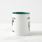 Ziegen-Tasse und Ziegen-Trinkbehälter Tasse (Zentrum)