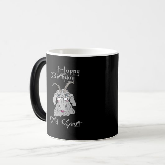 Ziegen-Tasse und Ziegen-Trinkbehälter Verwandlungstasse (Vorderseite Links)