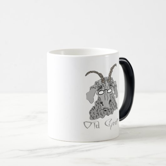 Ziegen-Tasse und Ziegen-Trinkbehälter Verwandlungstasse (VorderseiteRechts)