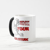 Ziegen-Tasse und Ziegen-Trinkbehälter Verwandlungstasse (Vorderseite Links)