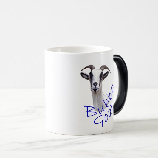 Ziegen-Tasse und Ziegen-Trinkbehälter Verwandlungstasse (VorderseiteRechts)