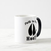 Ziegen-Tasse und Ziegen-Trinkbehälter Verwandlungstasse (VorderseiteRechts)