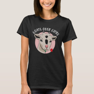 Ziegen über Typ Funny Goat Lover Valentinstag P T-Shirt