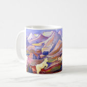 Ziegen und Berge Kaffeetasse (Vorderseite Links)