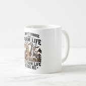 Ziegen und Hacken Kaffeetasse (VorderseiteRechts)