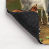 Ziegen und Hühner im Betrieb Mousepad (Ecke)