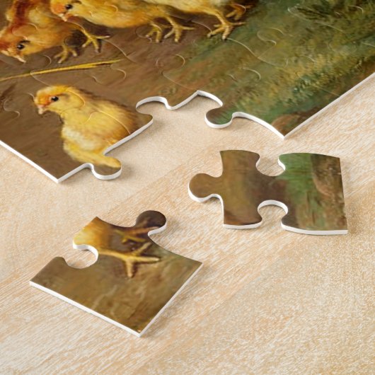 Ziegen und Hühner im Farm Jigsaw Puzzle (Seite)
