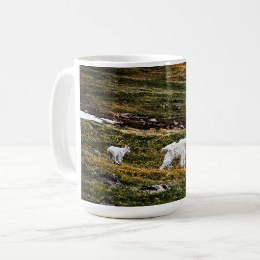 Ziegen und Ziegen (57) Kaffeetasse (Vorderseite Links)