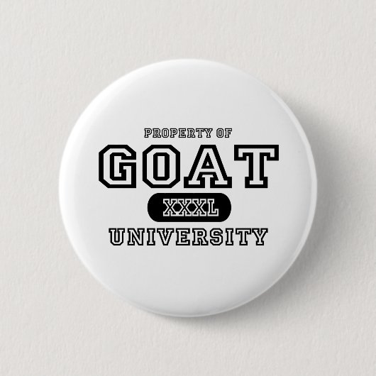 Ziegen-Universität Button (Vorderseite)