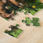 Ziegen von Les Aravis, Französische Alpen Puzzle (Seite)