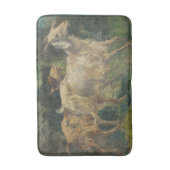 Ziegen (von Vincenzo Caprile) Badematte (Vorderseite Vertikal)