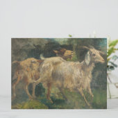 Ziegen (von Vincenzo Caprile) Karte (Stehend Vorderseite)