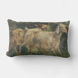 Ziegen (von Vincenzo Caprile) Lendenkissen