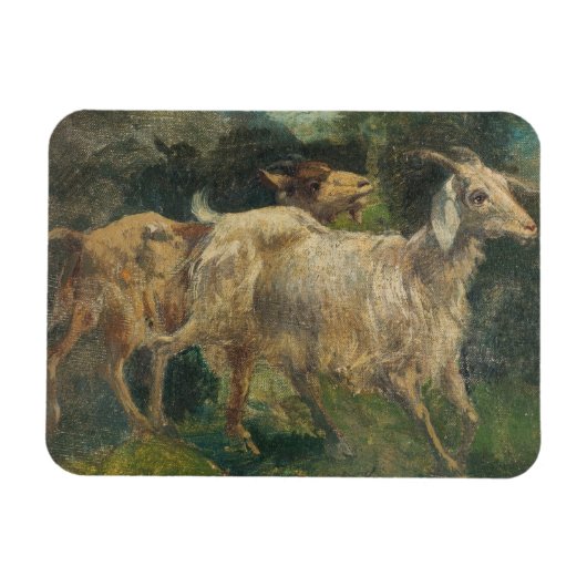 Ziegen (von Vincenzo Caprile) Magnet (Horizontal)