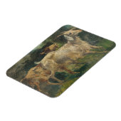 Ziegen (von Vincenzo Caprile) Magnet (Linke Seite)