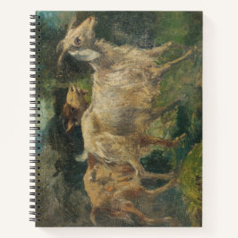 Ziegen (von Vincenzo Caprile) Notizblock