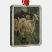 Ziegen (von Vincenzo Caprile) Ornament Aus Metall (Rechts)