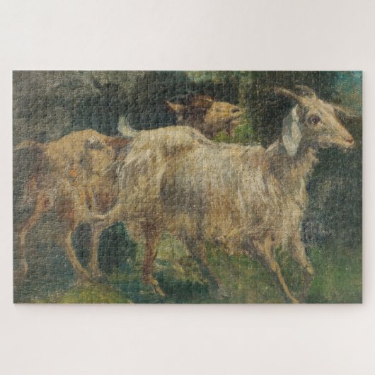 Ziegen (von Vincenzo Caprile) Puzzle (Horizontal)
