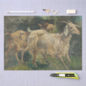 Ziegen (von Vincenzo Caprile) Seidenpapier (Handwerk)