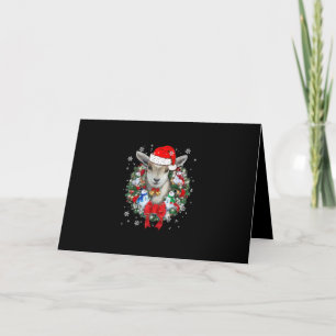 Ziegen-Weihnachtsschmuck-Dekoration Geschenk X-mas Feiertagskarte