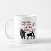 ZIEGEN | Woll zum Kaffee trinken & mit Ziegen spie Kaffeetasse (Links)