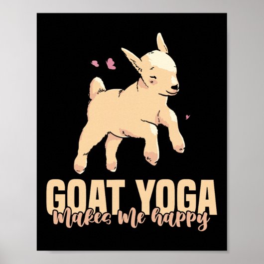 Ziegen-Yoga-Lehrer  Poster (Vorne)